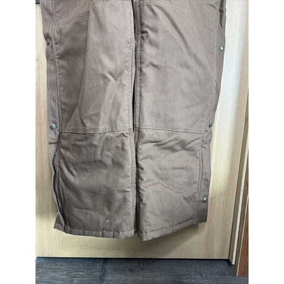 Polar King Brown Insulated Bib Overalls Carpenter Coveralls XLT - Picture 7 of 13